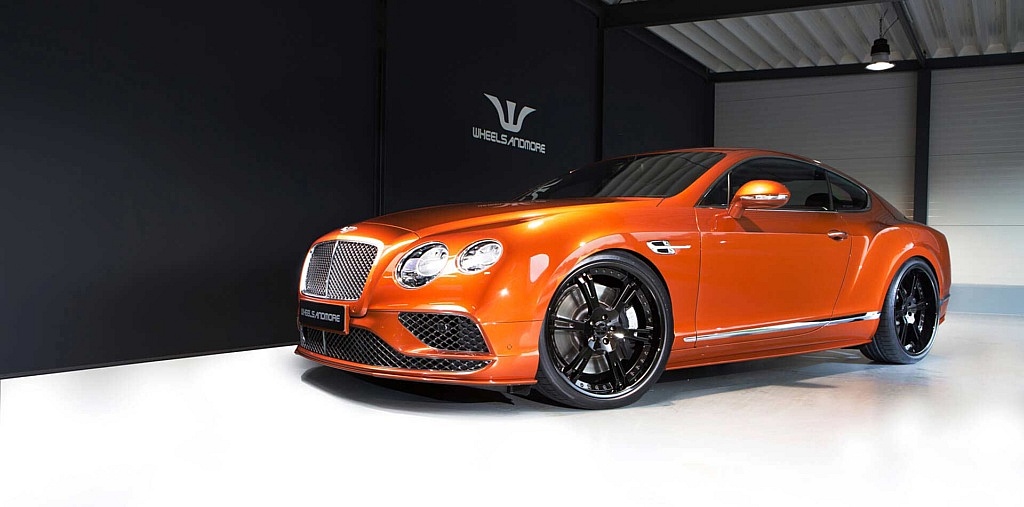 Bentley Continental GT Speed mit 22 Zoll 6Sporz² Felgen, Tiefer